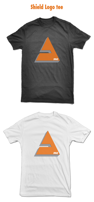 T-shirt with Space Shield logo