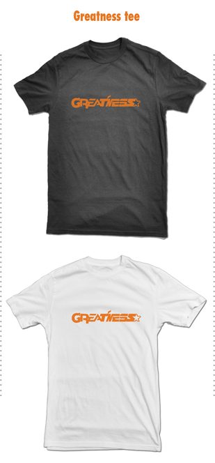 T-shirt with Space Greatness design